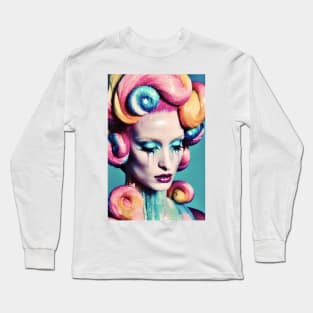 Candy Glitter Head Long Sleeve T-Shirt